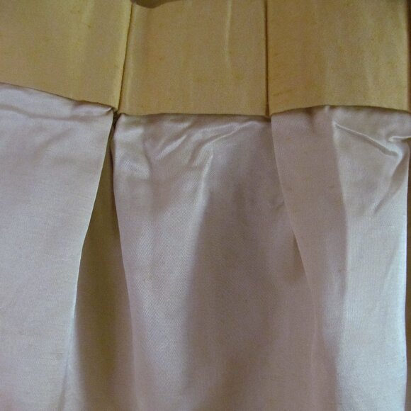 Vintage Retro MCM Curtain Valance Pinch Pleated w Tassels Gold Unused 39x15 - Picture 8 of 12